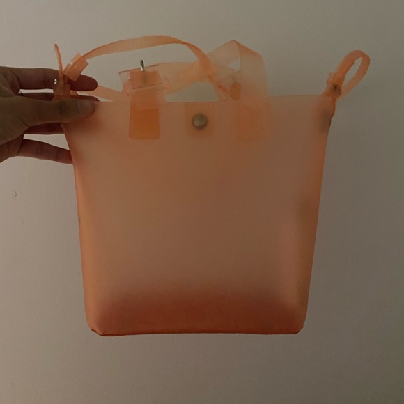 Zara orange toned peachy side bag transparent - Picture 2 of 5